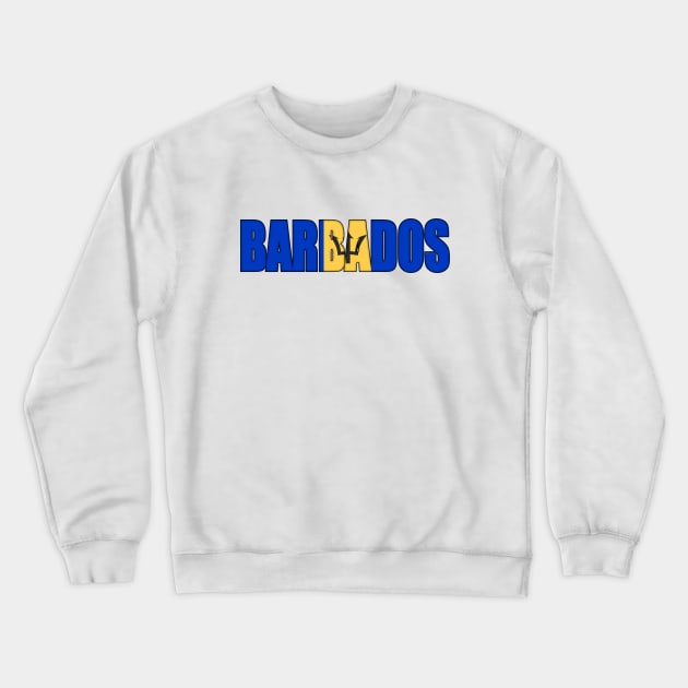 Barbados Crewneck Sweatshirt by SeattleDesignCompany